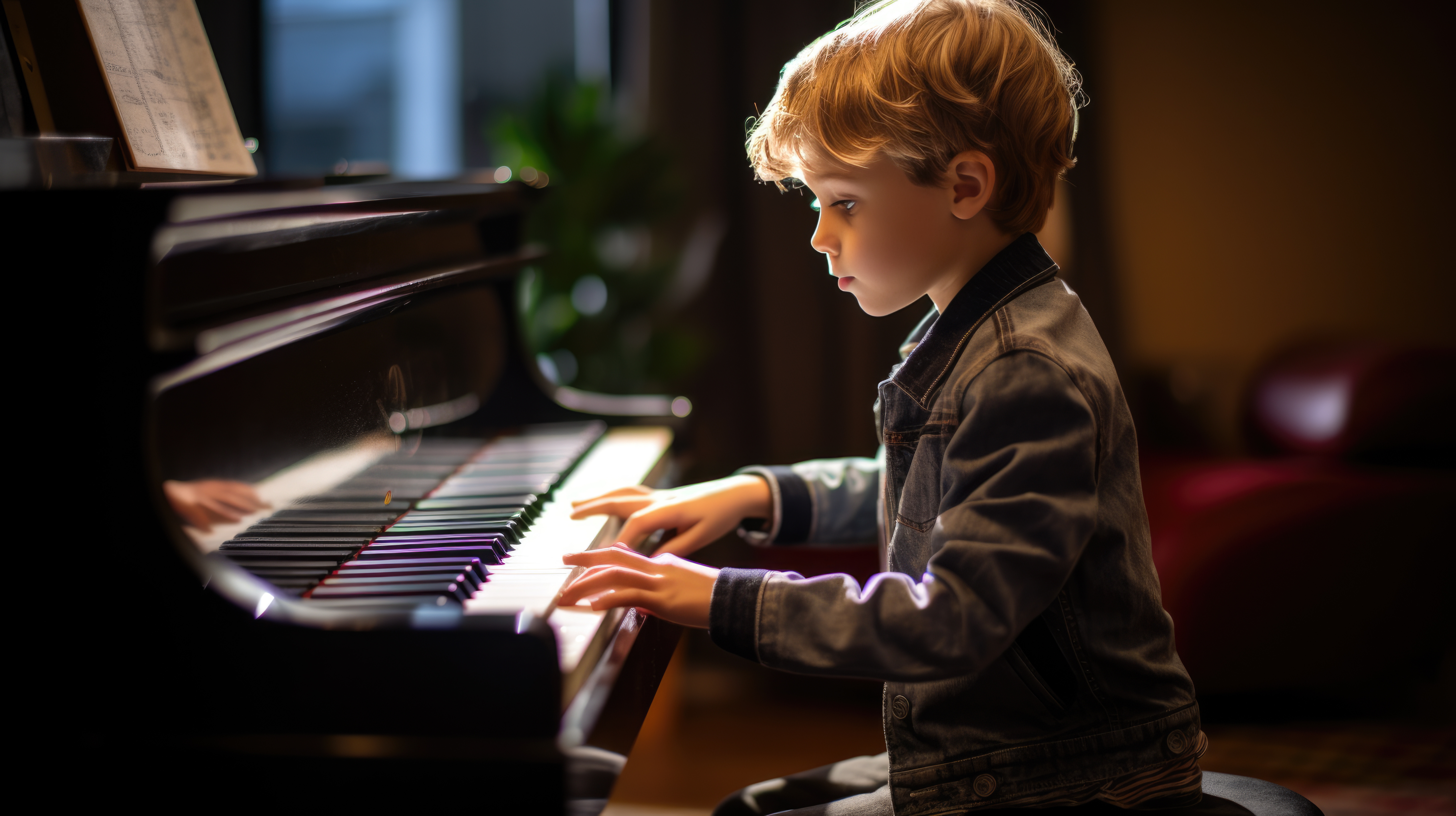 Boy Playing Piano